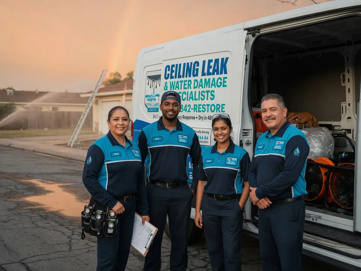 Ceiling Leak Cleanup company in Wingate, TX